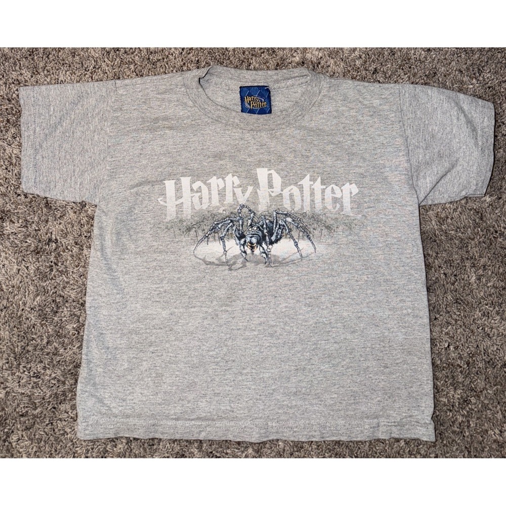 Vintage 2002 Y2K Harry Potter Aragog Spider Chase Shirt Youth Size Large‎ (7)